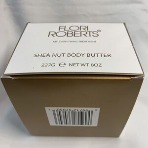 FLORI ROBERTS Shea Nut Body Butter 8 oz. New Boxed